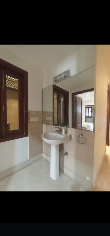 Bathroom in 3 BHK Builder Floor at Pamposh Enclave – for Rent