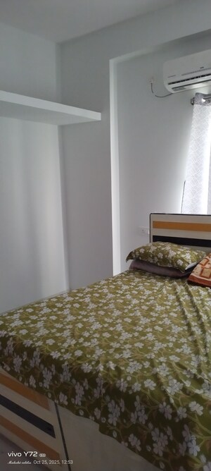 Bedroom in 1 BHK Independent House at Pavani Laxmi Nivas, Madhapur – for Rent