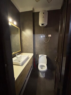 Bathroom in 3 BHK Builder Floor at Greater Kailash ii – for Rent