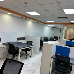 Team Area in  Office Space at JMD Megapolis, Tikri – for Rent