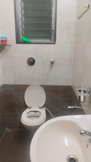 Bathroom in 4 BHK Apartment at Shah & Chheda Mahavir Ornate, Kopar Khairane – for Sale