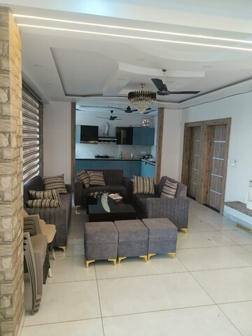 Living Room in 4 BHK Builder Floor at Patiala Road – for Rent