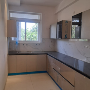 Kitchen in 2 BHK Apartment at Ubber Palm Heights, Central Derabassi – for Sale