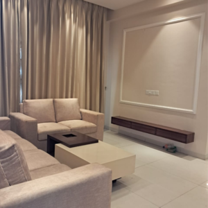 Living Room in 2 BHK Apartment at Ubber Palm Heights, Central Derabassi – for Sale