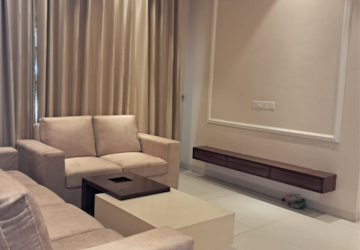 Living Room in 2 BHK Apartment at Ubber Palm Heights, Central Derabassi – for Sale