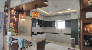 Kitchen in 3 BHK Apartment at Crown Whistling Woods, Kokapet – for Sale