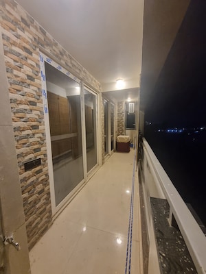 Balcony in 3.5 BHK Apartment at Maya Green Lotus Saksham, International Airport Road – for Rent