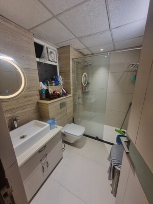 Bathroom in 3.5 BHK Apartment at Maya Green Lotus Saksham, International Airport Road – for Rent