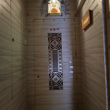 Building Lobby in 2 BHK Apartment at Green Square, Pratha Pushp Society – for Sale