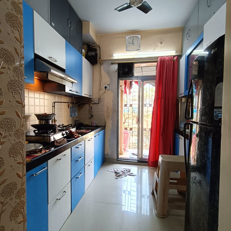 Kitchen, green-square 2 Bedroom 655 Sq.Ft. Apartment In Pratha Pushp Society Thane 9356588