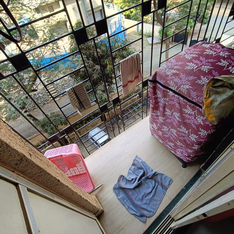 Balcony, green-square 2 Bedroom 655 Sq.Ft. Apartment In Pratha Pushp Society Thane 9356588