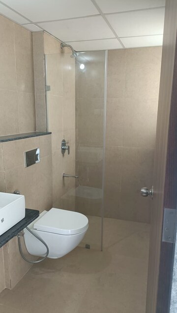 Bathroom in 2 BHK Apartment at Runwal The Central Park, Chinchwad – for Rent