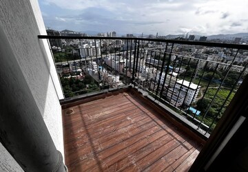 Balcony in 3 BHK Apartment at Rahul Aston, Hinjewadi – for Rent