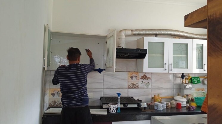 Kitchen, vip road 3 Bedroom 2500 Sq.Ft. Apartment In Vip Road Zirakpur 9356674