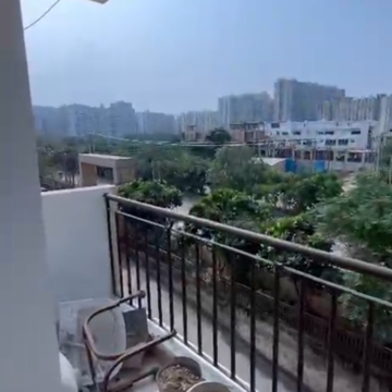 Balcony in 3.5 BHK Apartment at Emenox Brave Hearts, Raj Nagar Extension – for Sale