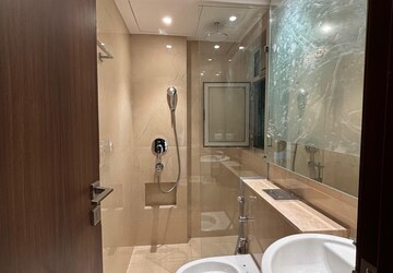 Bathroom in 3 BHK Apartment at Hiranandani Highland, Powai – for Rent