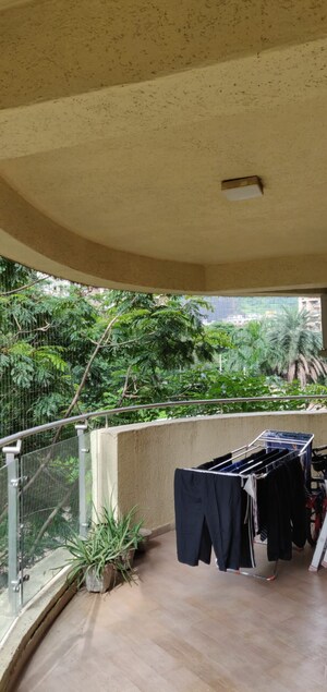 Balcony in 2 BHK Apartment at Nahar Amrit Shakti, Chandivali – for Rent