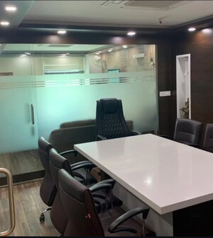 Team Area in  Office Space at Real Tech Park, Vashi Sector 30a – for Rent