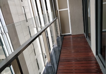 Balcony in 1 BHK Apartment at Lodha New Cuffe Parade, Wadala – for Rent