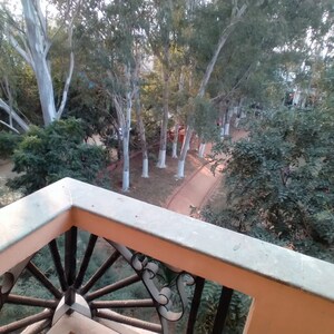 Balcony in 4 BHK Builder Floor at RBC II, Sushant Lok I – for Rent