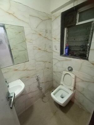 Bathroom in 1 BHK Apartment at Azad Nagar Sangam CHS Andheri, Andheri West – for Rent