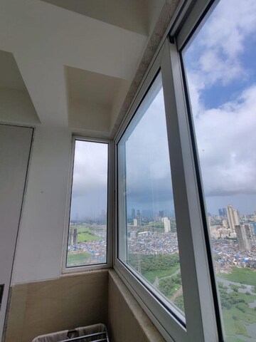 Building Lobby in 1 BHK Apartment at Ajmera Bhakti Park, Bhakti Park – for Rent