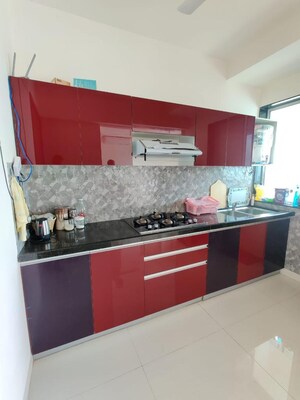 Kitchen in 1 BHK Apartment at Ajmera Bhakti Park, Bhakti Park – for Rent