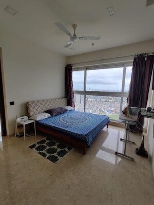 Living Room in 1 BHK Apartment at Ajmera Bhakti Park, Bhakti Park – for Rent