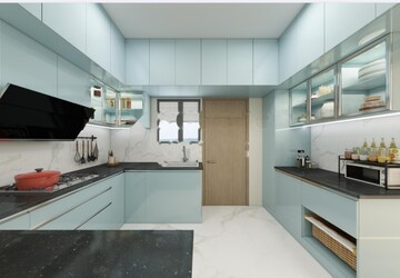 Kitchen in 3 BHK Apartment at Auro The Pearl, Hi Tech City – for Rent