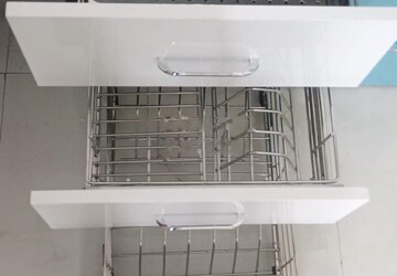 Staircase in 2 BHK Apartment at VTP HiLife, Wakad – for Rent
