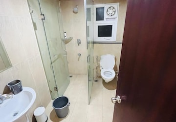 Bathroom in 2 BHK Apartment at Prestige High Fields, Gachibowli – for Rent