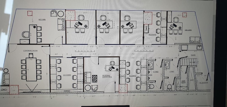 Floor Plan, satra-plaza Commercial Office Space 3720 Sq.Ft. In Vashi Sector 19d Navi Mumbai 9356998