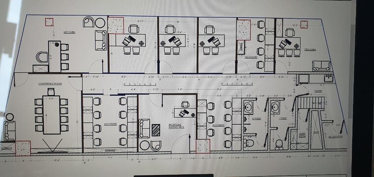 Floor Plan, satra-plaza Commercial Office Space 3720 Sq.Ft. In Vashi Sector 19d Navi Mumbai 9356998