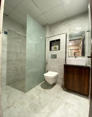 Bathroom in 4 BHK Builder Floor at Chattarpur – for Sale