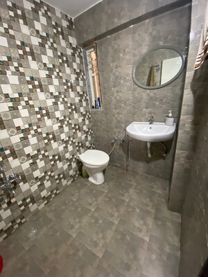 Bathroom in 2 BHK Apartment at Bodakdev – for Rent