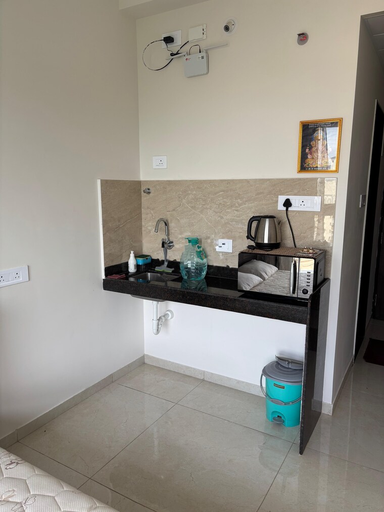 Kitchen, blue-pearl-204-blue-paradise Studio 362 Sq.Ft. Apartment In Baner Pune 9357049