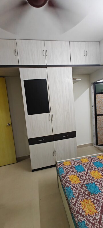 Master Bedroom in 1 BHK Apartment at Ram Pushpanjali Residency, Owale – for Rent