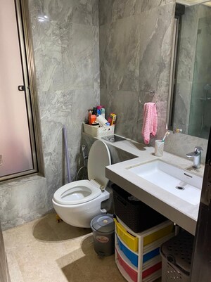 Bathroom in 2 BHK Apartment at The Wadhwa Amar Jiwan, Bandra West – for Sale