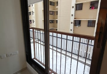 Balcony in 2 BHK Apartment at Chandak 34 Park Estate, Goregaon West – for Rent