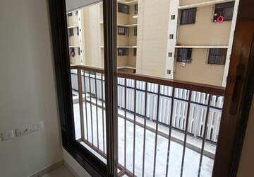 Balcony in 3 BHK Apartment at Chandak 34 Park Estate D Wing, Goregaon West – for Rent