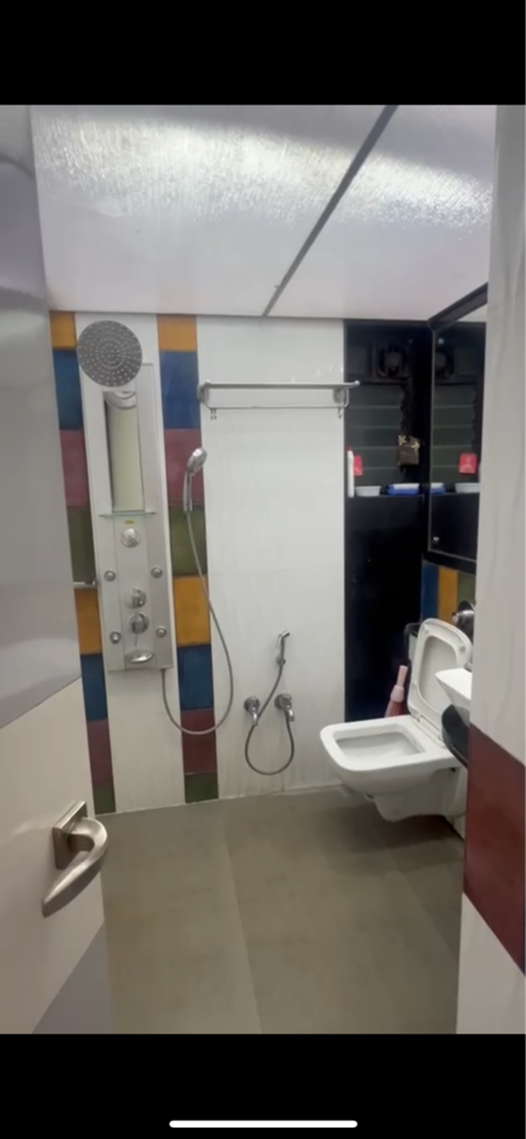 Bathroom, lalani-residency 2 Bedroom 750 Sq.Ft. Apartment In Pratha Pushp Society Thane 9357314