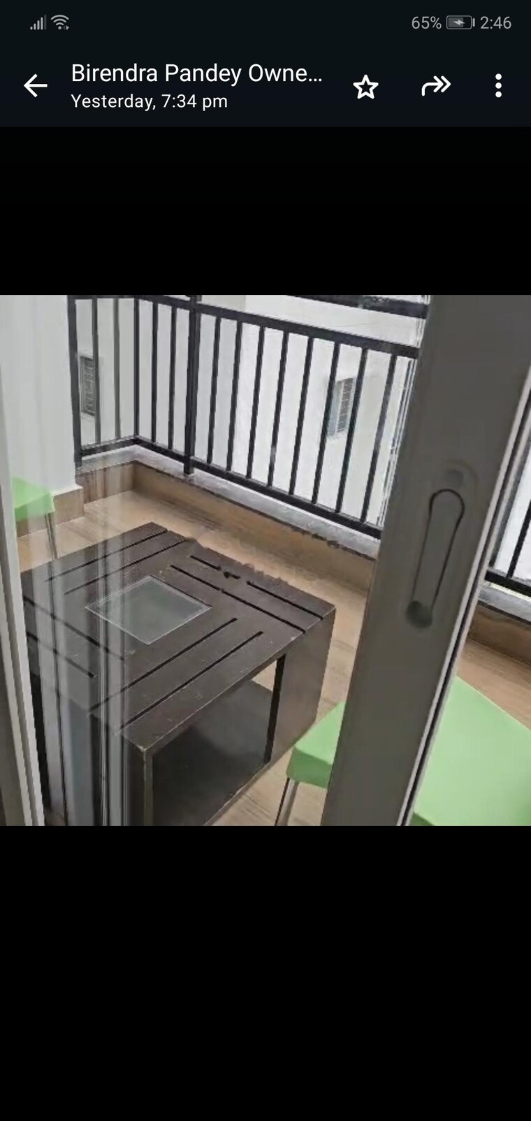 Balcony, my-home-tridasa 2 Bedroom 1253 Sq.Ft. Apartment In Tellapur Hyderabad 9357318