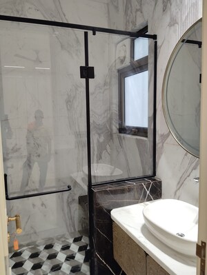 Bathroom in 3 BHK Builder Floor at Boutique Residential Apartments C-253, Defence Colony – for Rent