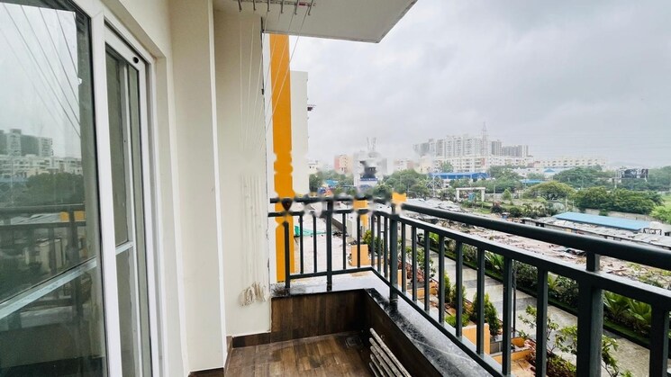 Balcony, hallmark-skyrena 3 Bedroom 1635 Sq.Ft. Apartment In Narsingi Hyderabad 9357414