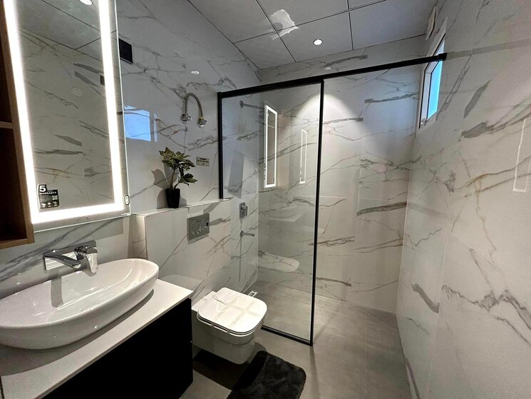 Bathroom, the-ananta-aspire 4 Bedroom 2945 Sq.Ft. Apartment In Utrathiya Zirakpur 9357418