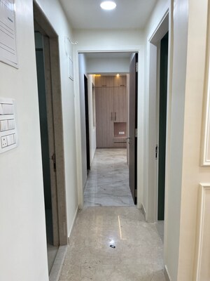 Building Lobby in 2 BHK Apartment at Bhimjyani Verraton, Thane West – for Rent