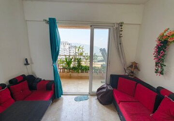 Living Room in 3 BHK Apartment at Puranik Rumah Bali, Ghodbunder Road – for Rent