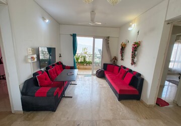 Living Room in 3 BHK Apartment at Puranik Rumah Bali, Ghodbunder Road – for Rent