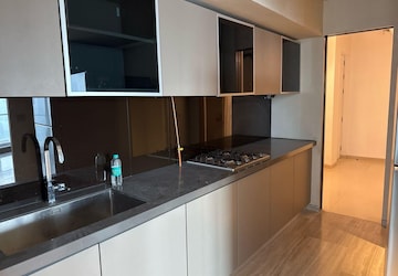 Kitchen in 3 BHK Apartment at Lodha The World Towers World One Tier 2, Worli – for Rent