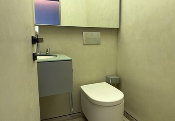 Bathroom in 3 BHK Apartment at Lodha The World Towers World One Tier 2, Worli – for Rent
